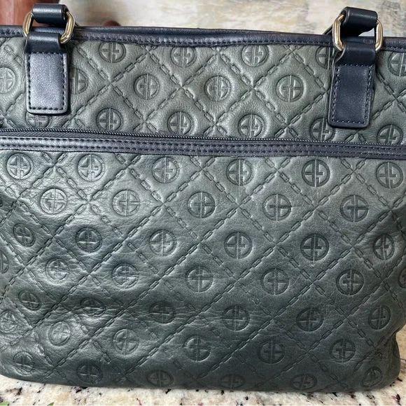 Gianni Bernini Embossed Leather Bag - Picture 2 of 16